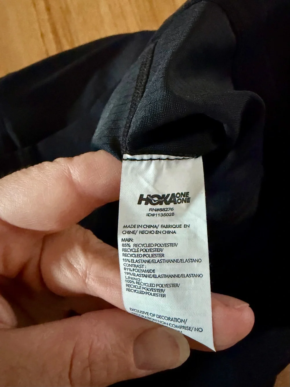Hoka One One 7” Short Athletic Running Workout Black Size Small